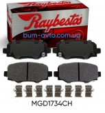 Колодки тормозные Raybestos MGD1734CH JEEP Cherokee 13- задние