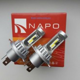 Led лампы головного света NAPO MODEL V H4 6000K комплект