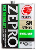 IDEMITSU ZEPRO ECOMEDALIST SN/ GF-5 0W20, 4L
